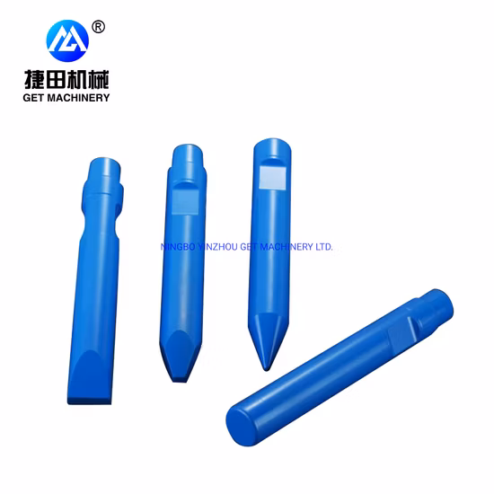 Ciseau de brise-roche hydraulique de haute qualité Chine Fabricant d'usine OEM pour brise-roche SB10 SB20 SB30 S35 SB40 SB43 SB50 SB60 SB70 SB81 SB100 SB121 SB131 SB140 SB151