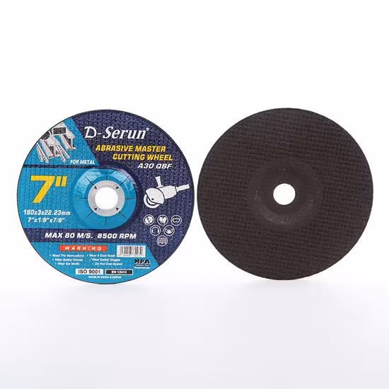 Fabrication d'abrasifs coupe disque de meulage outil de roue disque de coupe
